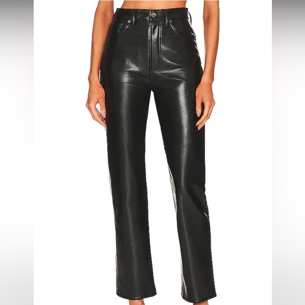 AGOLDE: RECYCLED LEATHER 90s PINCH WAIST